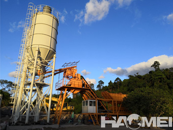 mobile concrete batching plant in the philippine
