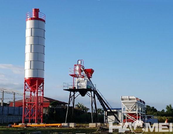 concrete batching plant hzs50 in the philippines