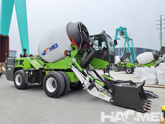 self loading concrete mixer to dubai