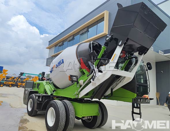 self loading concrete mixer for sale