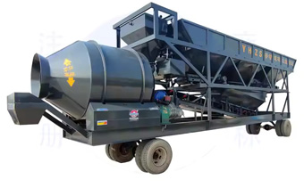 drum mixer mobile batching plant