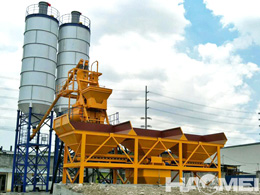 stationary concrete batch plant