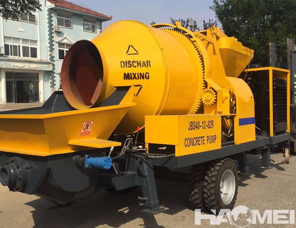 diesel concrete mixer pump