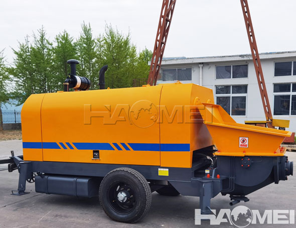 hbt trailer concrete pump