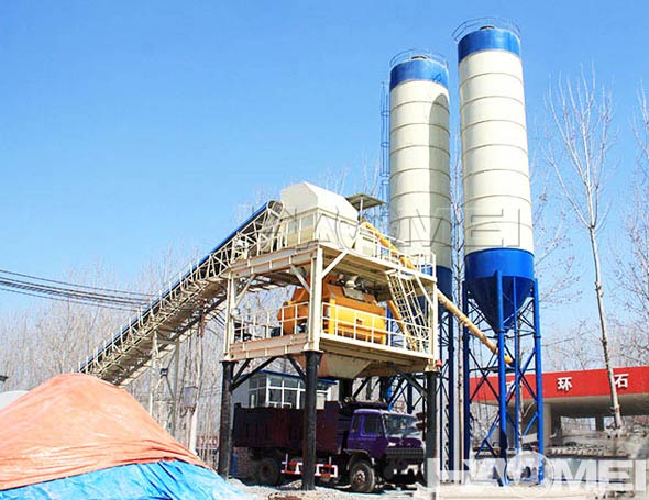 SICOMA mixer concrete batching plant