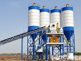 commercial concrete mixing plant