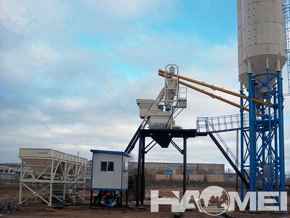 low cost concrete batching plant machine exported