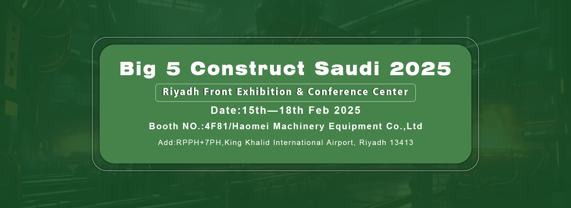 Big 5 Construct Saudi 2025