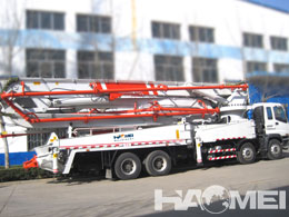 putzmeister concrete trailer pump