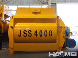 twin shaft concrete mixer